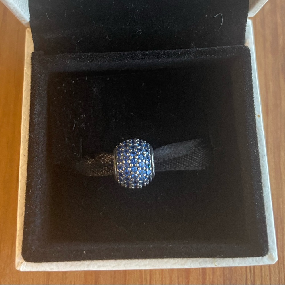 Authentic Pandora Sparkling Blue Charm